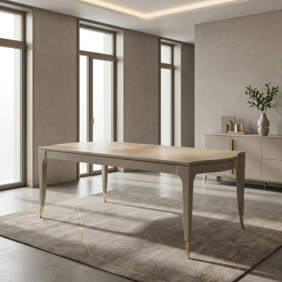 Mesa de diseño de lujo para comedor en estilo italiano Muebles Mesas de madera