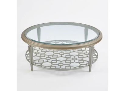 Mesa auxiliar de vidrio para sala de estar diseño de mesa de diseño de muebles redonda