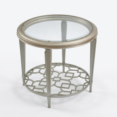 Mesa de vidrio Mesa auxiliar Diseño Muebles de lujo Mesas de periódico Mesas auxiliares Mesa