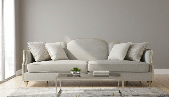 Sofá moderno de textil conjunto de sillones 4+1+1 plazas para sala de estar