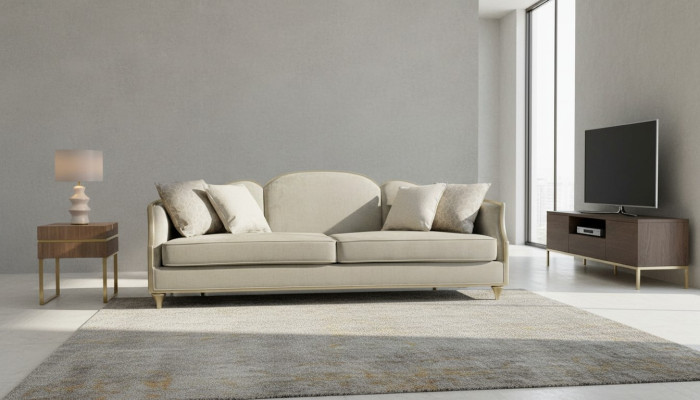 Muebles de diseño Sofá Coch 3 plazas Sofás tapizados Sofás de salón