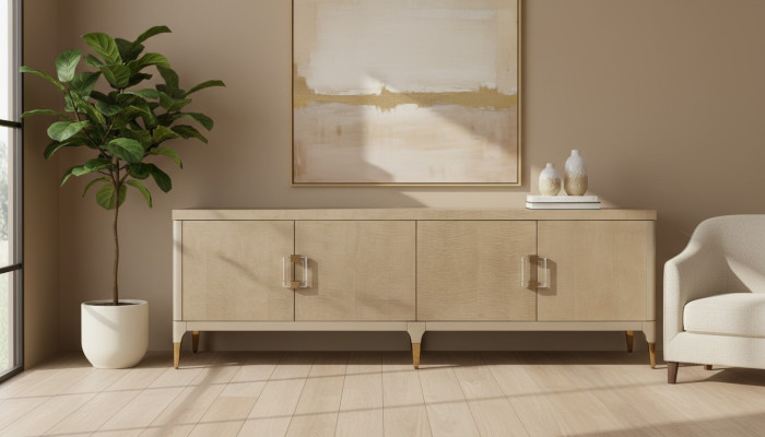 Mueble de lujo para TV, armario, cómoda, armarios decorativos, mesa baja.