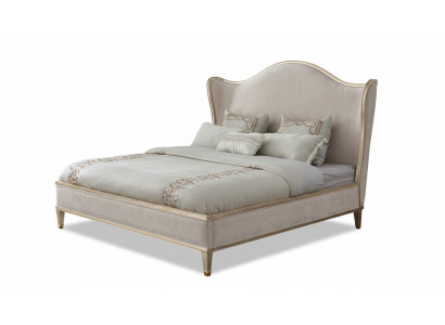 Diseño textil cama de lujo, camas tapizadas decorativas dobles modernas matrimonial 180x200.