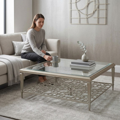 Mesa de centro Diseño Lujo Mesas Sala de estar Muebles Mesa auxiliar moderna