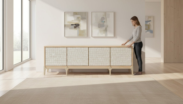 Aparador de lujo Aparador de rtv Armario Decorativo Cómoda Armarios Mueble bajo
