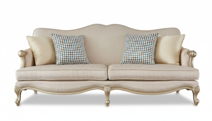 Sofá de lujo conjunto 3+1+1 silla muebles italianos asiento sofá conjunto