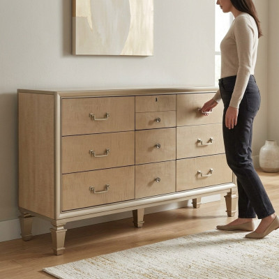 XXL Cómoda Muebles Cómodas Aparador Dormitorio Madera Diseñador