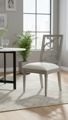 Silla tapizada Silla con respaldo Sillón Silla de comedor Textil Muebles Lujo Diseño
