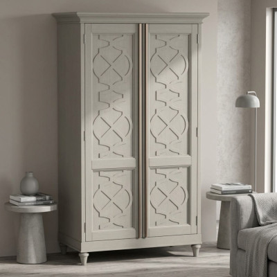 Armario de madera diseño para guardarropa muebles con armario de 2 puertas de madera.