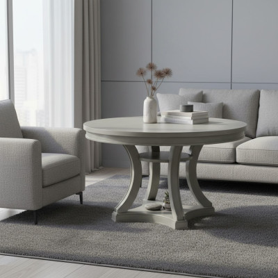Mesa de comedor, mesa de cocina, mesa de época fundacional, mesa redonda, mesa redonda, diseño de lujo.