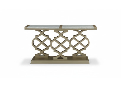Mesa de consola de diseño de madera. Mesa de la consola. Consolas de lujo.