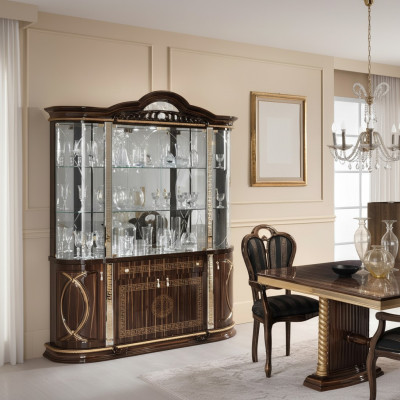 Mueble vitrina italiano XXL armario vitrinas vitrinas mostrar armarios diseño sala de estar