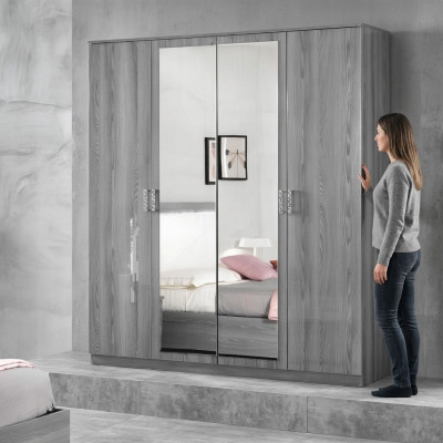 Armario de madera Armario Armarios Madera Perchero Muebles Diseño Dormitorio