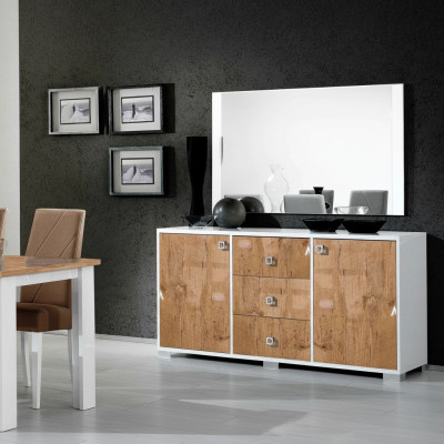 Aparador Diseño Cómoda 100*50 Lujo Madera Cómoda Armario Salón Armarios