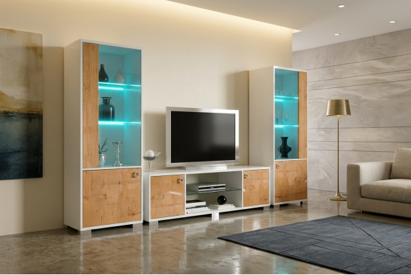 RTV Diseño Aparador Televisor Brillo bajo Aparador Nuevo Tablero Pared Lujo Armario
