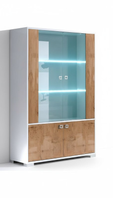Vitrina XXL Vitrinas Sala de Estar 110*50 Armarios Diseño Muebles Italianos nuevos
