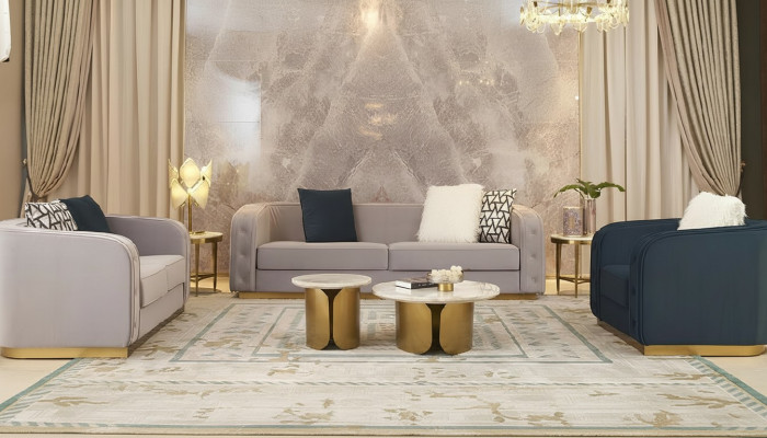 Sofá conjunto de 3+2+1 plazas diseño sofás tapizados textil modernos relax