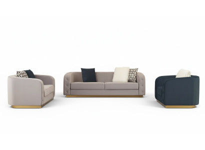 Sofá conjunto de 3+2+1 plazas diseño sofás tapizados textil modernos relax