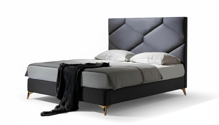 Cama 180x200cm Textil Dormitorio Muebles de lujo Modernas camas Muebles de hotel Nuevos