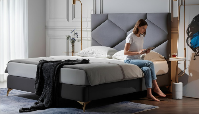 Mesa de noche de diseño, mesa auxiliar, mesita para dormitorio, muebles nuevos.