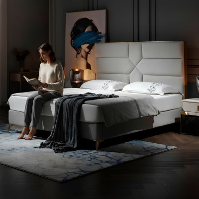Cama doble cama matrimonial diseño lujo terciopelo cama tapizada diseño textil camas.