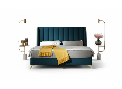 Dormitorio Set Diseño Moderno Lujo Dormitorio Cama 2x Mesilla de Noche 3 piezas. Nuevo