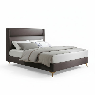 Cama matrimonial de diseño Lujo Cama de diseño de lujo Doble cama Dormitorio Muebles Hotel