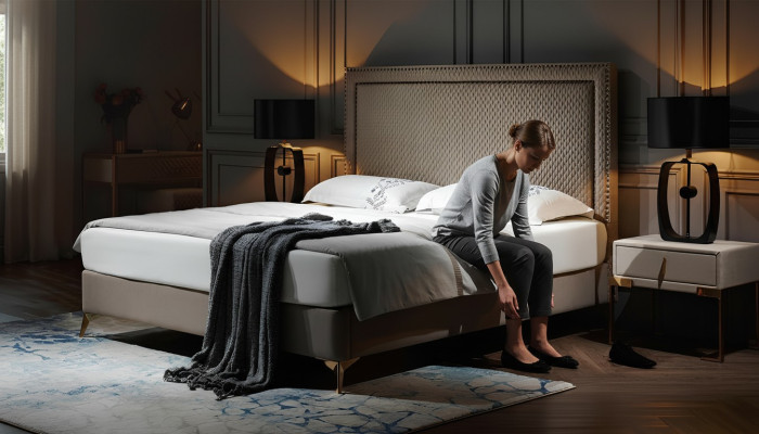 Cama doble cama cama de matrimonio diseño de lujo lujo cama tapizada diseño cama cuero camas