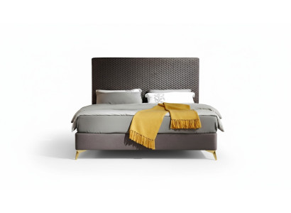 Diseño de lujo cama tapizada de diseño de cuero cama matrimonial cama doble cama.