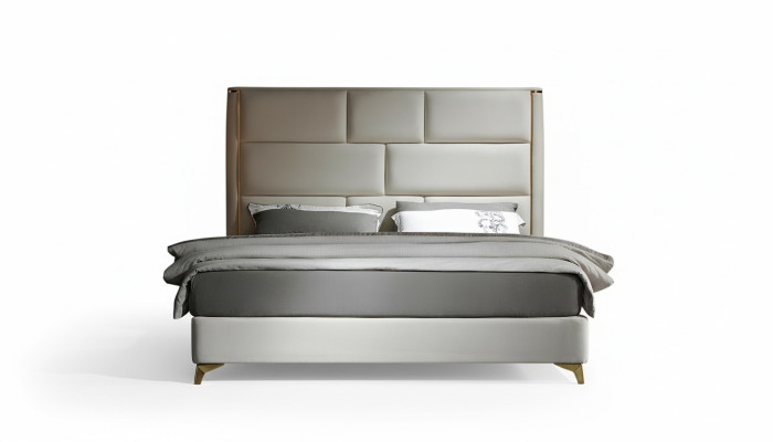 Lujo dormitorio cama tapizada diseño doble camas de hotel muebles de hotel terciopelo nuevo