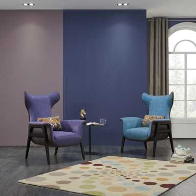 Silla textil sala de estar lounge muebles de diseño de lujo sillas modernas.