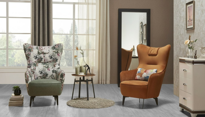 Muebles de diseño de lujo Sillones modernos Sillón decorativo de diseño Tejido Salón