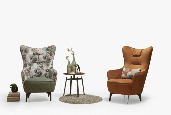 Muebles de diseño de lujo Sillones modernos Sillón decorativo de diseño Tejido Salón