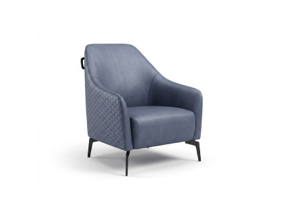 Sillón de diseño moderno de cuero para sala de estar Lounge Muebles de diseño de lujo