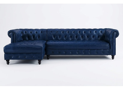 Sofá esquinero Chesterfield Sofá Sofá Tapizado Conjunto de esquina muebles clásicos