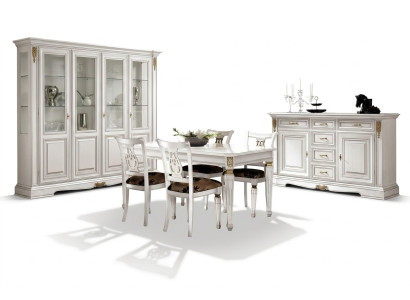 Establecer 4x sillas sillas sillones conjunto de comedor de madera moderno grupo sillón muebles