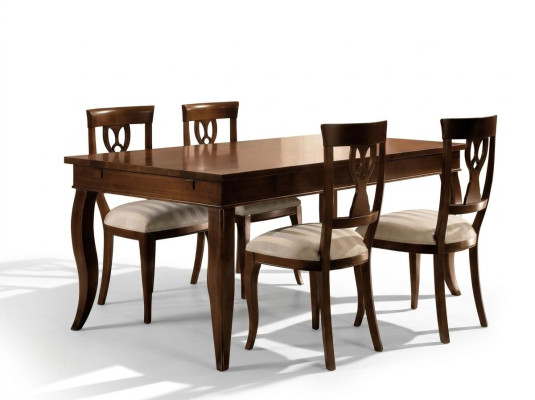 Mesa de comedor con imitación de madera sorprendentemente real: diseño moderno y lujo para su comedor.