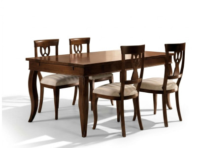 Mesa de comedor con imitación de madera sorprendentemente real: diseño moderno y lujo para su comedor.
