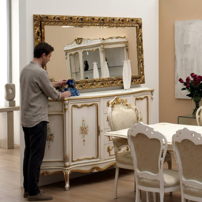 Aparador diseño mueble de TV cómoda armario estante lujo salón tablero