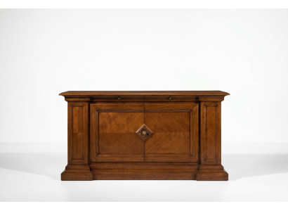 Estilo antiguo de lujo Aparador Cómoda Buffet Cómoda estante Armario Cómoda de vidrio