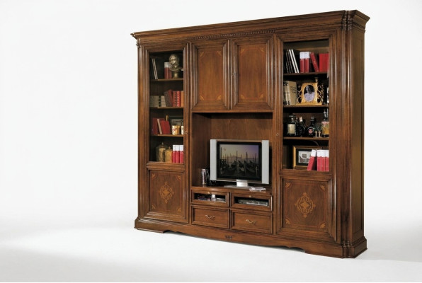 Mueble de TV armarios de pared estantes de madera muebles de sala de estar nuevos estantes de pared de sala de estar.