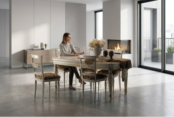 Conjunto de sillas de comedor modernas, silla de respaldo, juego de sillas con reposabrazos 4x sillas nuevas