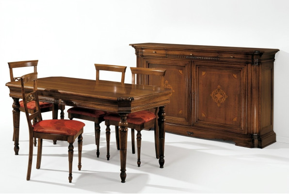 Vitrina de madera de lujo de diseñador, Muebles italianos de madera auténtica Aparador