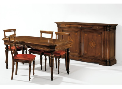 Vitrina de madera de lujo de diseñador, Muebles italianos de madera auténtica Aparador