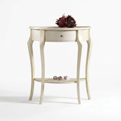 Mesita de noche de consola para dormitorio, mesa auxiliar de diseño moderno, muebles de madera blancos, nuevos.