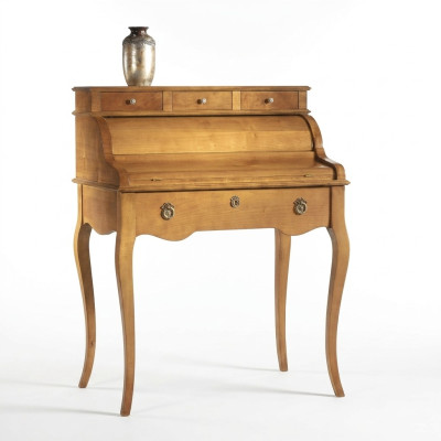 Escritorio antiguo Mesa inglesa de madera maciza Mesa Secretario italiano