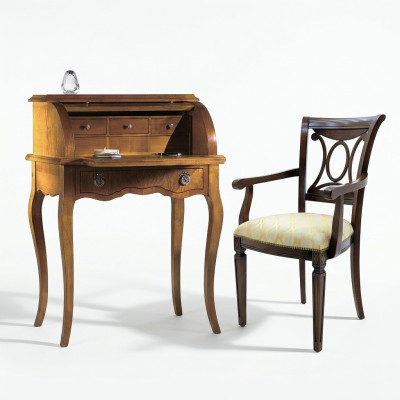 Mesa Secretaria Escritorios Oficina Muebles Diseño Mobiliario Antiguo Madera