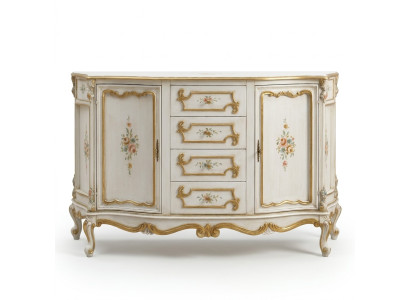 Cómoda Armario clásico Muebles de madera maciza Credenza Mobiliario italiano