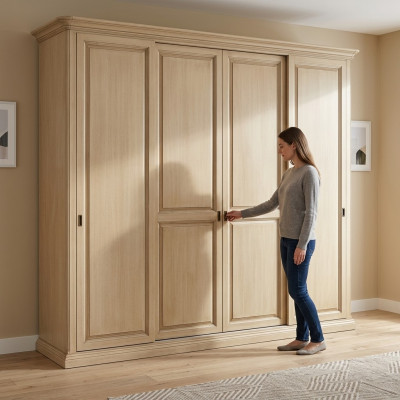 Armario Armario Armarios Lujo Dormitorio Madera Muebles italianos Nuevo