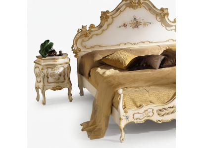 Mesita de noche, mesa auxiliar, mesas, muebles, macizo, nuevo, diseño de consolas italianas.